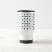 Mug De Voyage Gray Polka Dots, Polka Dot Pattern, Dots (Centre)
