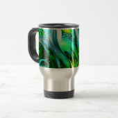 Mug De Voyage Green Abstraction (Devant gauche)