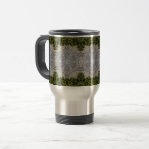 Mug De Voyage Green Moss & Earth Nature Art