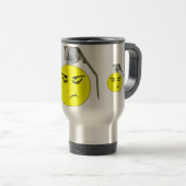 Mug De Voyage Grenade renfrognée (Devant droit)