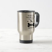 Mug De Voyage Greyhounds est le meilleur ami d'une fille (Devant droit)
