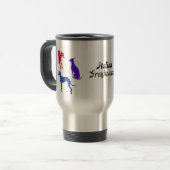 Mug De Voyage Greyhounds italien (Devant gauche)