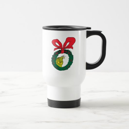 Mug De Voyage Grinch classique | Christmas Wreath (Droite)