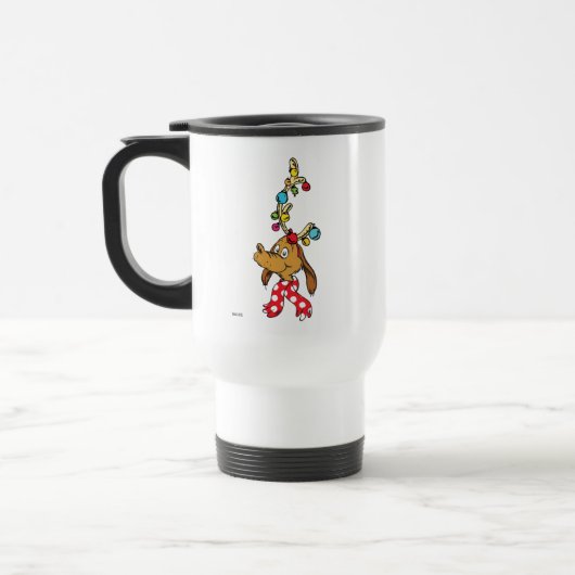 Mug De Voyage Grinch classique | Max - Joyeuses fêtes (Gauche)