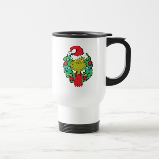 Mug De Voyage Grinch | Couronne de Noël (Droite)