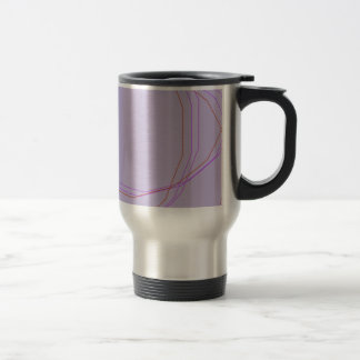 Mug De Voyage gris 8297 Art abstrait DESIGN PAR YAEI