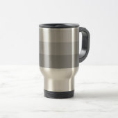 Mug De Voyage Gris argenté rayé (Devant droit)