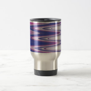 Mug De Voyage gris bleu Fuchsia