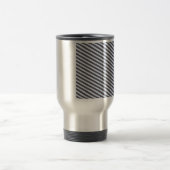 Mug De Voyage Gris bleu rayé (Centre)