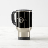 Mug De Voyage Gris et noir - Gris - Café de voyage Mug-Oregon (Devant gauche)