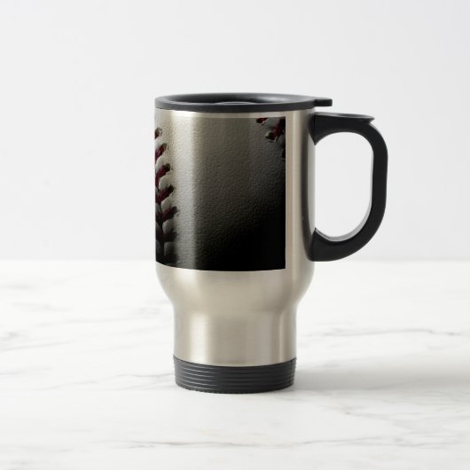 Mug De Voyage Gros plan de base-ball (Droit)