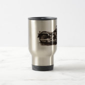 Mug De Voyage Grosse moto classique de garçon (Centre)