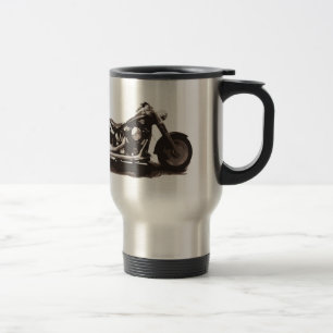 Mug De Voyage Grosse moto classique de garçon