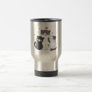 Mug De Voyage groupes de chats mignons conception pour les amo