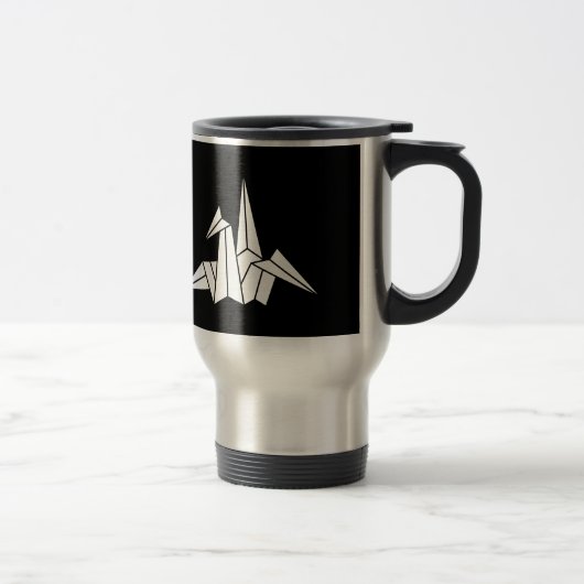 Mug De Voyage Grue en papier (Droit)