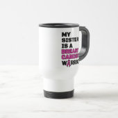 Mug De Voyage Guerrier/Bloc/Soeur...Cancer du sein (Devant droit)