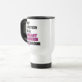 Mug De Voyage Guerrier/Bloc/Soeur...Cancer du sein (Devant gauche)