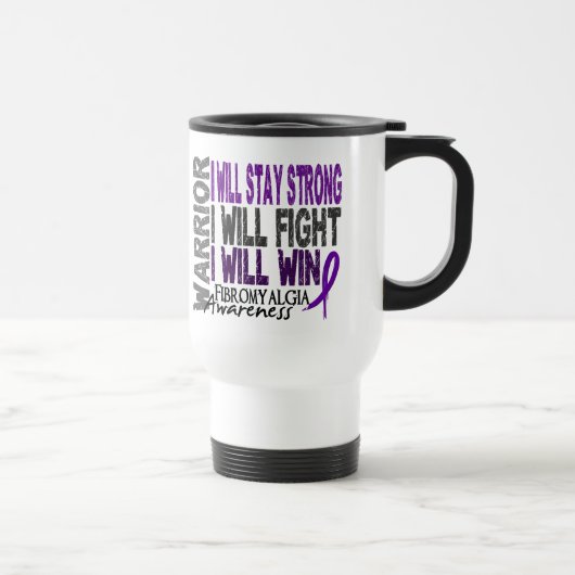 Mug De Voyage Guerrier de fibromyalgie (Droite)