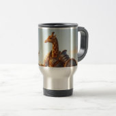 Mug De Voyage Guerrier de girafe (Devant droit)