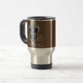 Mug De Voyage Guerrier de Viking (Devant gauche)