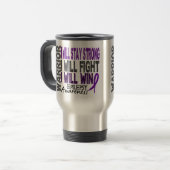 Mug De Voyage Guerrier d'épilepsie (Devant gauche)