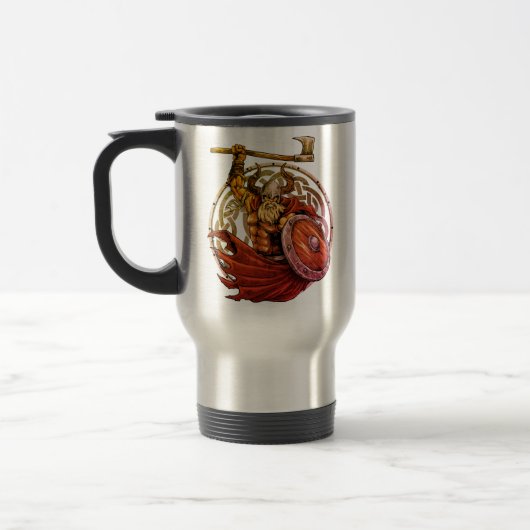 Mug De Voyage Guerrier Viking Valhalla (Gauche)