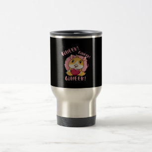 Mug De Voyage Guinée Coeur de cochon Wheek   Bébé mignon Amateur