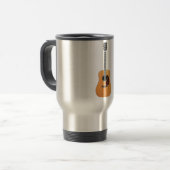 Mug De Voyage Guitare acoustique verticale (Devant gauche)