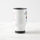 Mug De Voyage Guitare de la basse noire (Centre)