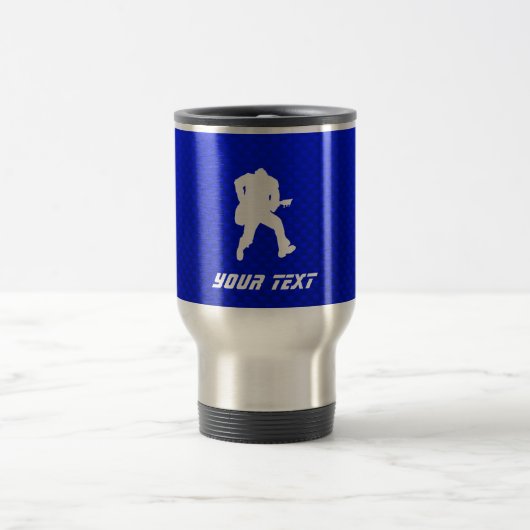 Mug De Voyage Guitariste bleu (Centre)