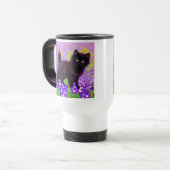 Mug De Voyage Gustav Klimt Black Kitten (Devant gauche)