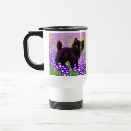 Mug De Voyage Gustav Klimt Black Kitten (Gauche)