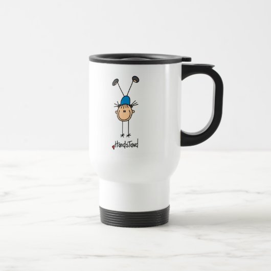 Mug De Voyage Gymnaste faisant des appuis renversés (Droite)