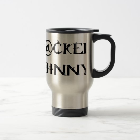 Mug De Voyage hacker johnny (Droit)