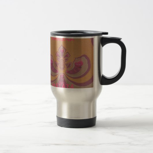 Mug De Voyage Hakuna Matata Joyeux Noël joli coeur design (Droit)