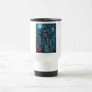 Mug De Voyage Halloween Cadeau ou Petite Amie Zombie avec des Ce