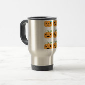 Mug De Voyage halloween citrouille emojis (Devant gauche)