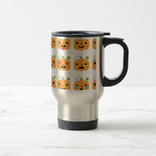 Mug De Voyage halloween citrouille emojis