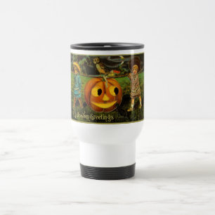 Mug De Voyage Halloween Jack-o-Lantern nuit de récolte par les e