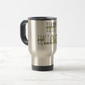 Mug De Voyage Halloween serpents et os Texte (Devant gauche)