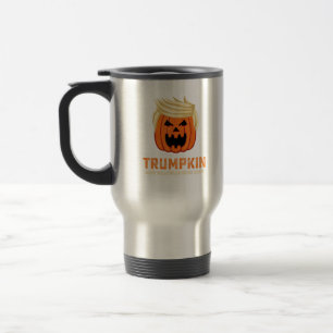 Mug De Voyage Halloween Trumpkin Funny - Éffrayant Slogan parodi