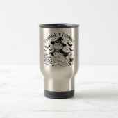Mug De Voyage Halloween Wizard Lizard Line Art Design (Centre)