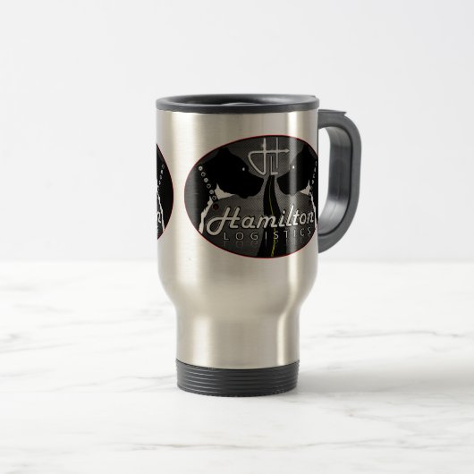 Mug De Voyage Hamilton Logistics (Devant droit)