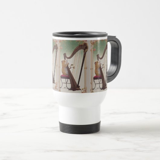 Mug De Voyage Hamster Harpist (Devant droit)