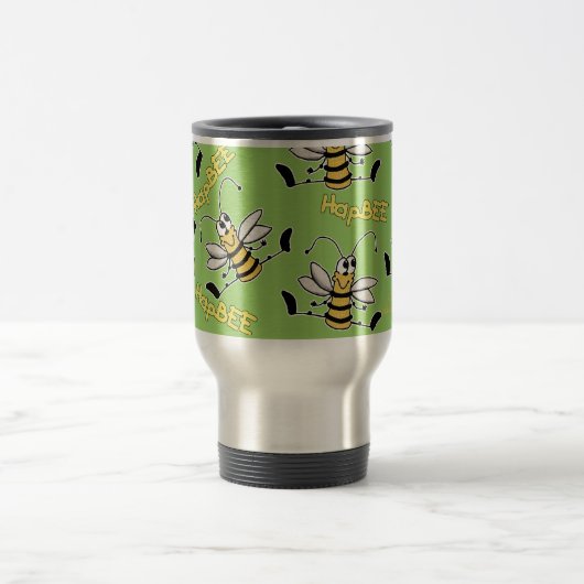 Mug De Voyage HapBEE Bee Collage Anniversaire (Centre)