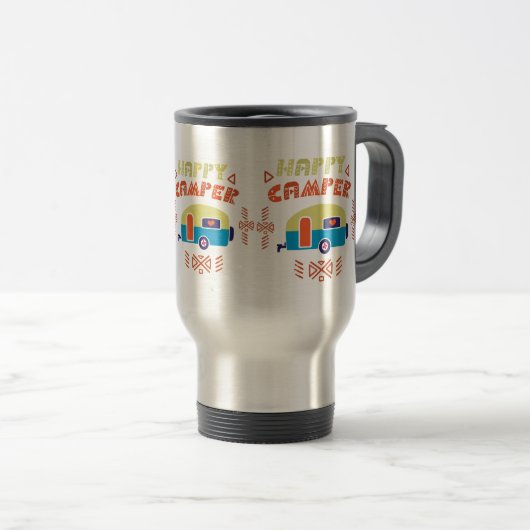 Mug De Voyage Happy Camper (Devant droit)