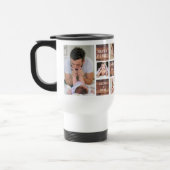 Mug De Voyage Happy First Fête des pères Wood 4 Photo Collage (Gauche)