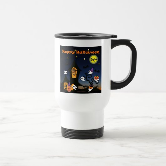 Mug De Voyage Happy Halloween Haunted House (Droite)