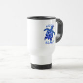 Mug De Voyage Hapuna Beach Hawaii Vacances Tortue Tribale (Devant droit)