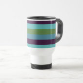 Mug De Voyage Harmonie côtière rayée (Devant droit)